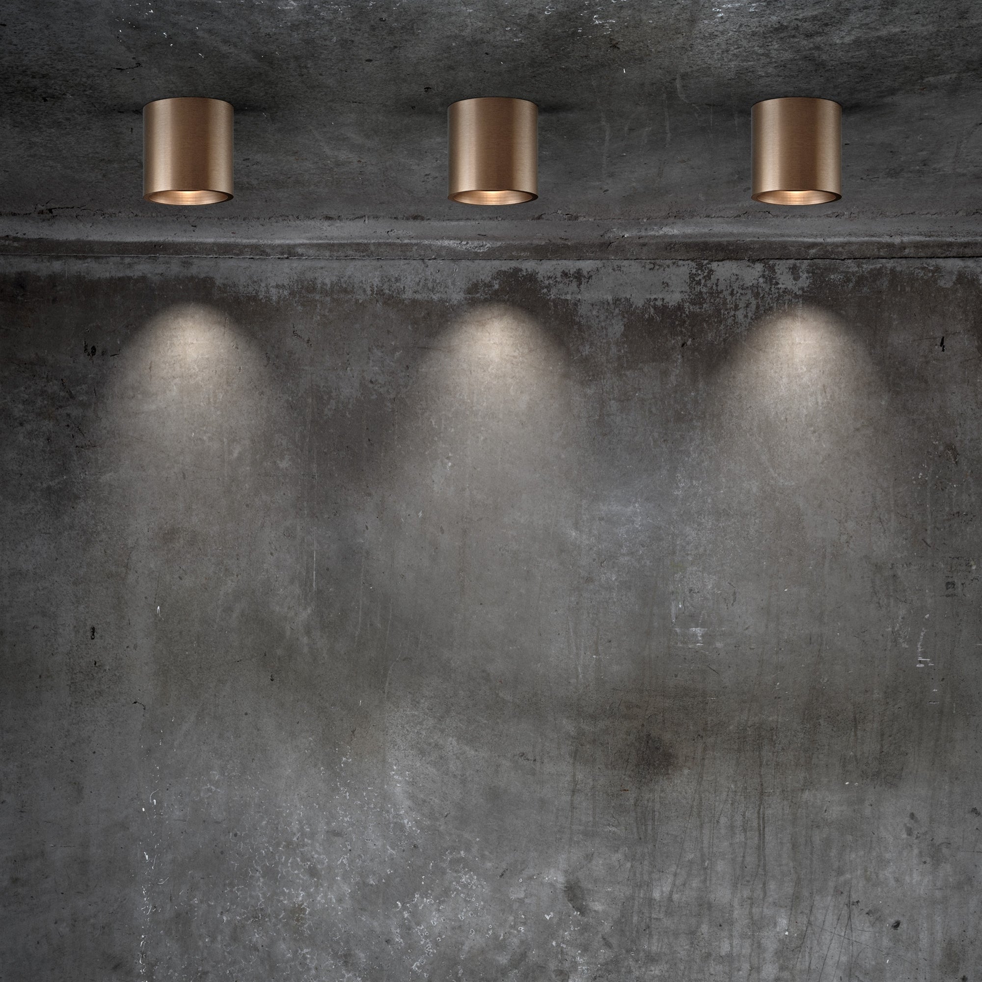 Solo Round Rose Gold Loftslampe billede 3