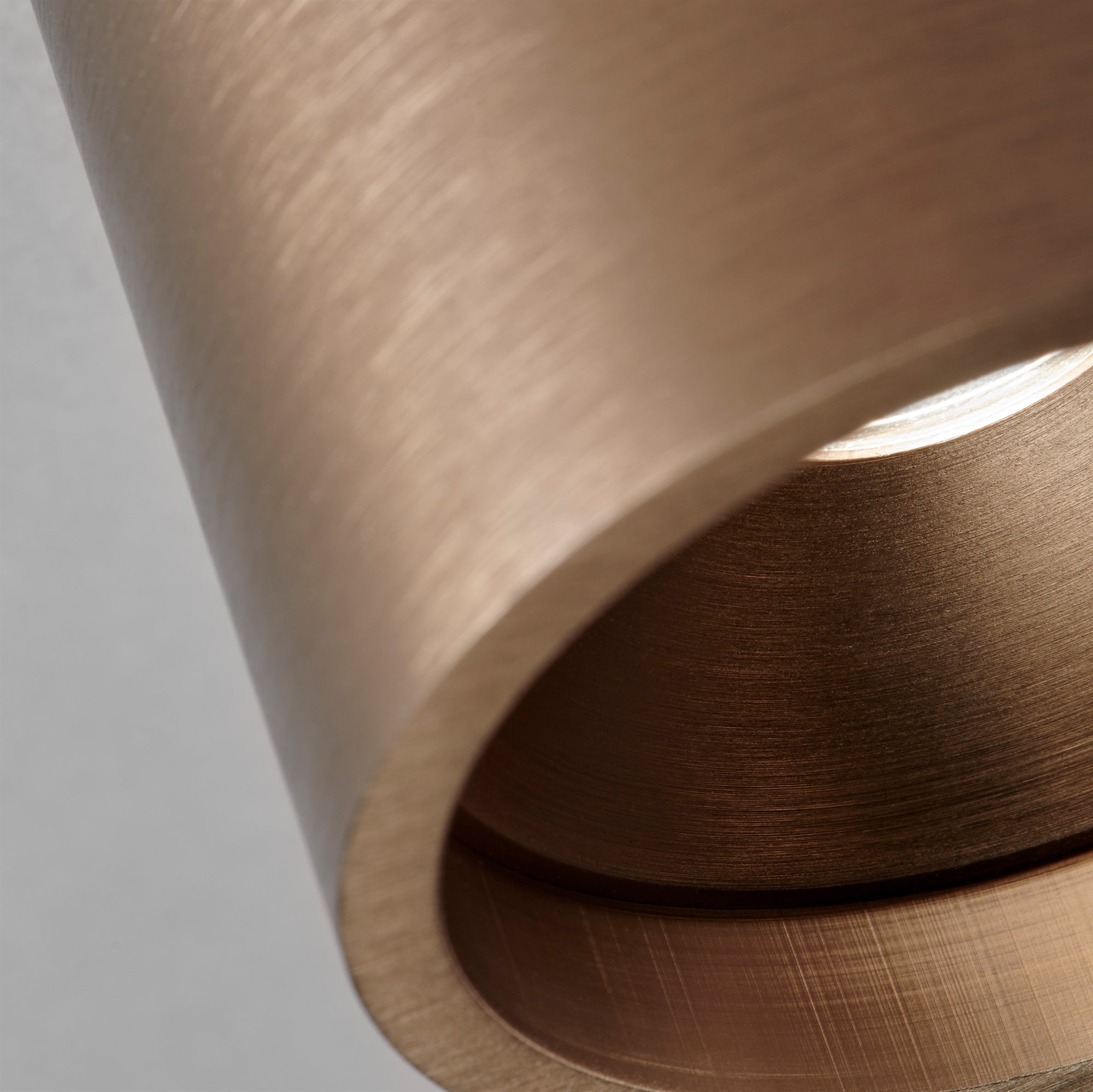 Solo Round Rose Gold Loftslampe billede 4