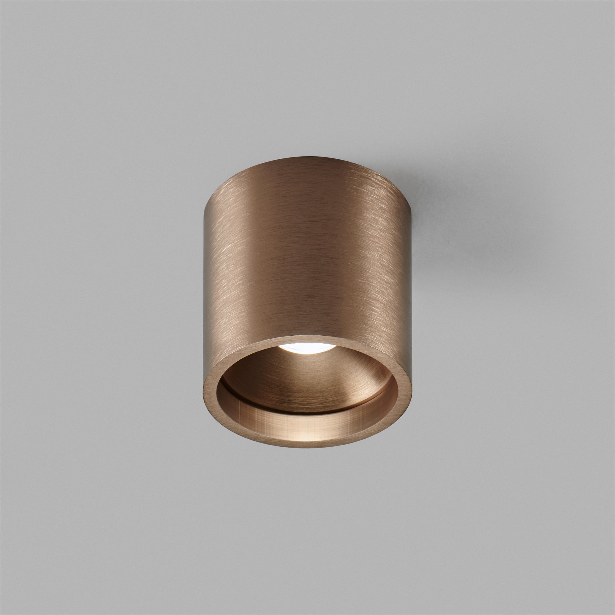 Solo Round Rose Gold Loftslampe billede 1