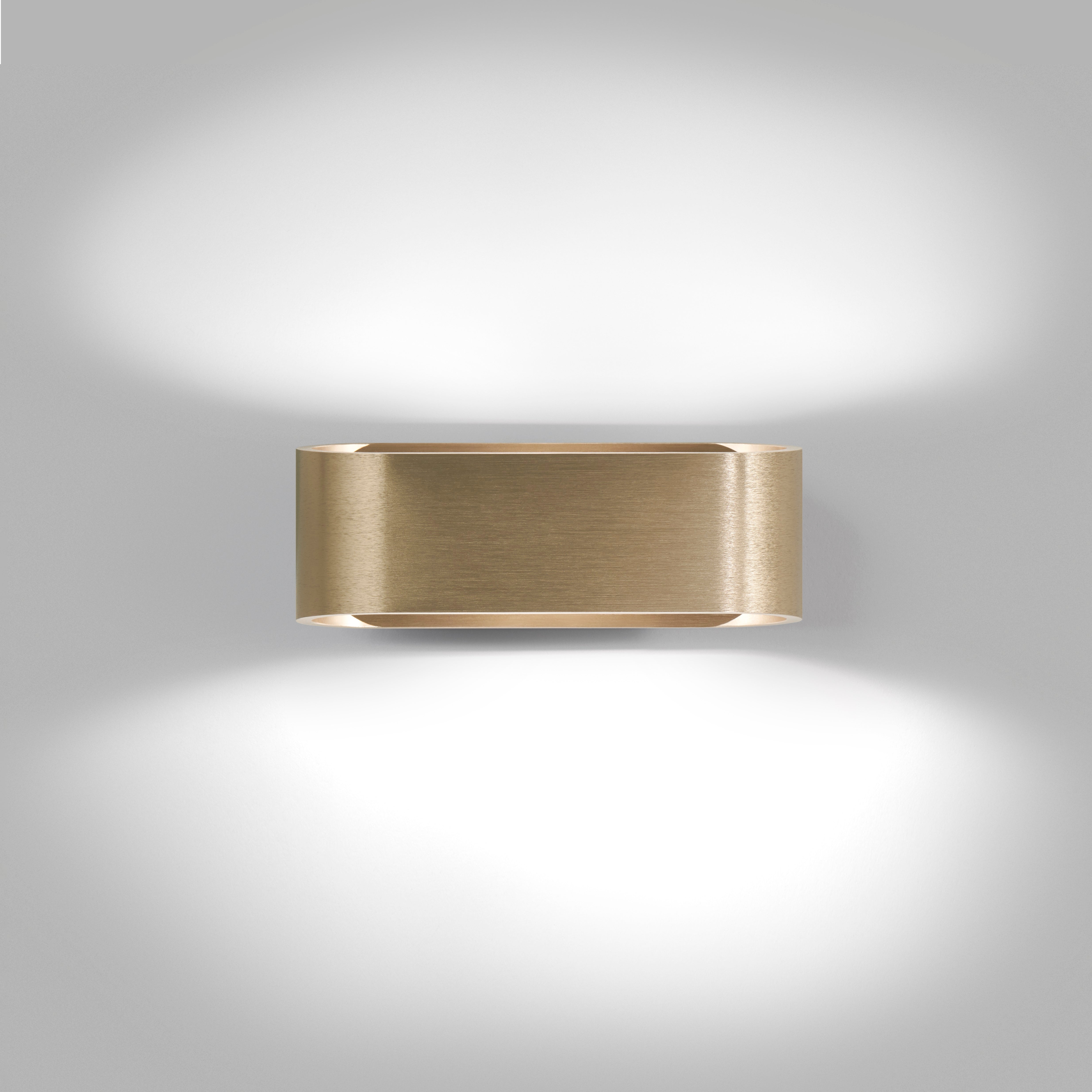 Aura W1 LED 2700/3000K væglampe messing billede 2