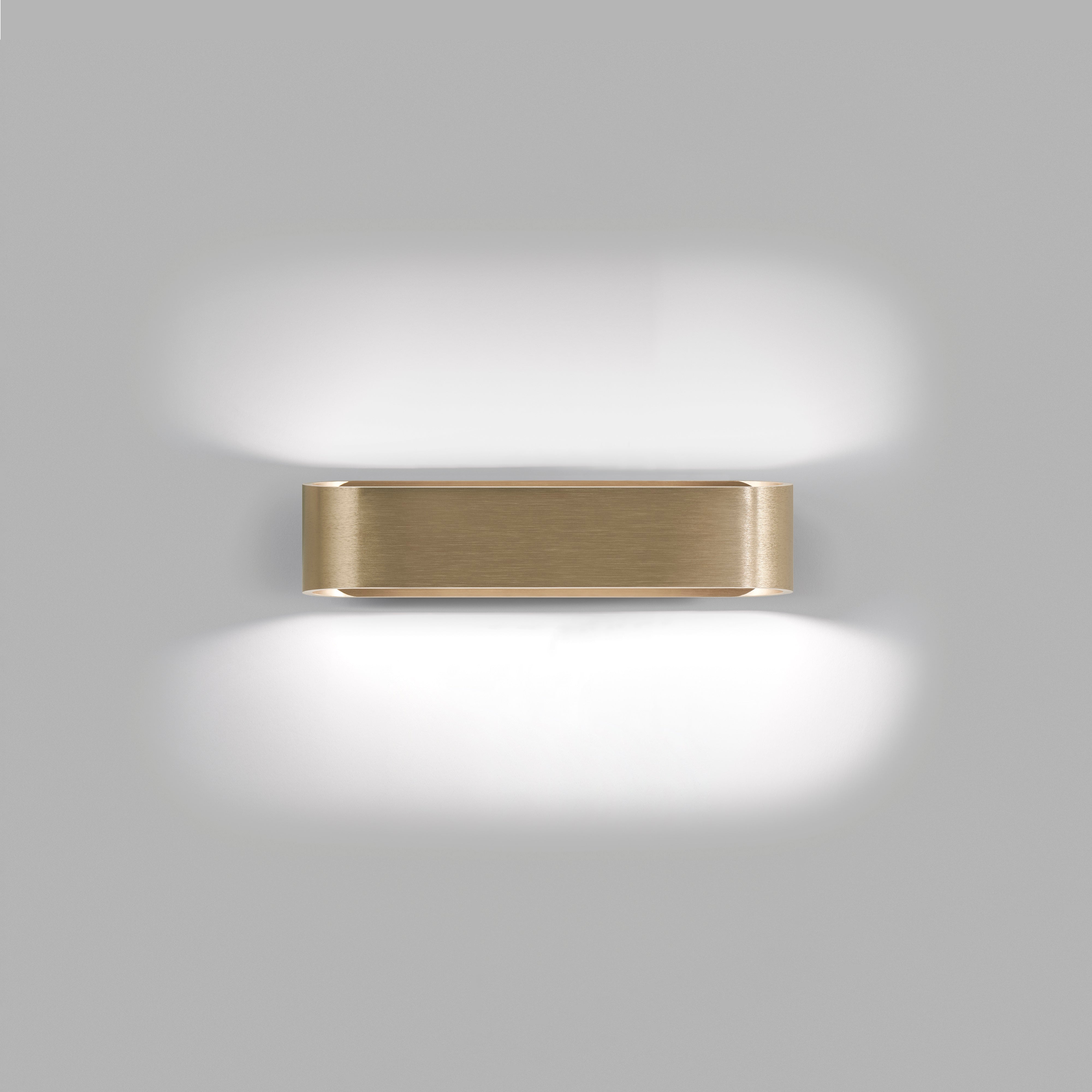 Aura W2 LED 2700/3000K væglampe messing billede 2