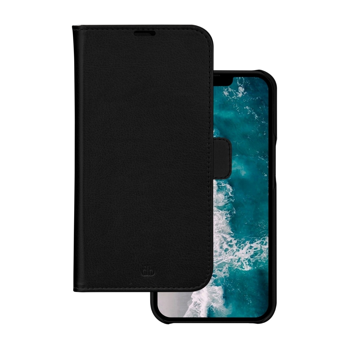 Dbramante Stockholm iPhone 14 Plus 2-I-1-Cover, sort billede 1