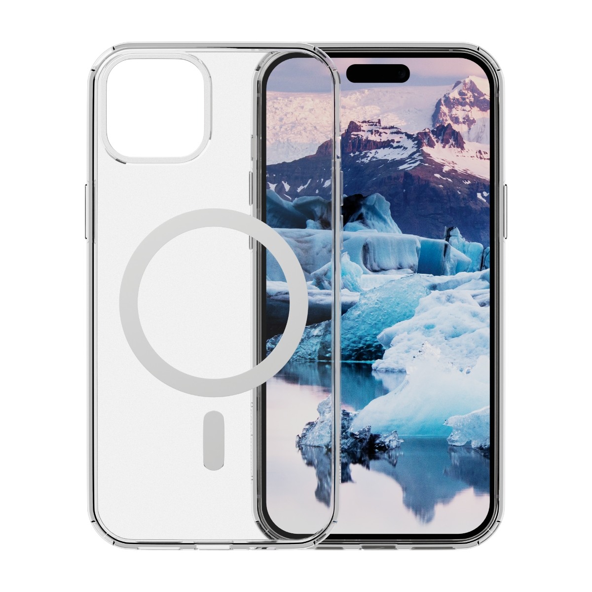 Dbramante Iceland Pro MagSafe iPhone 15 Plus Cover, gennemsigtigt billede 1