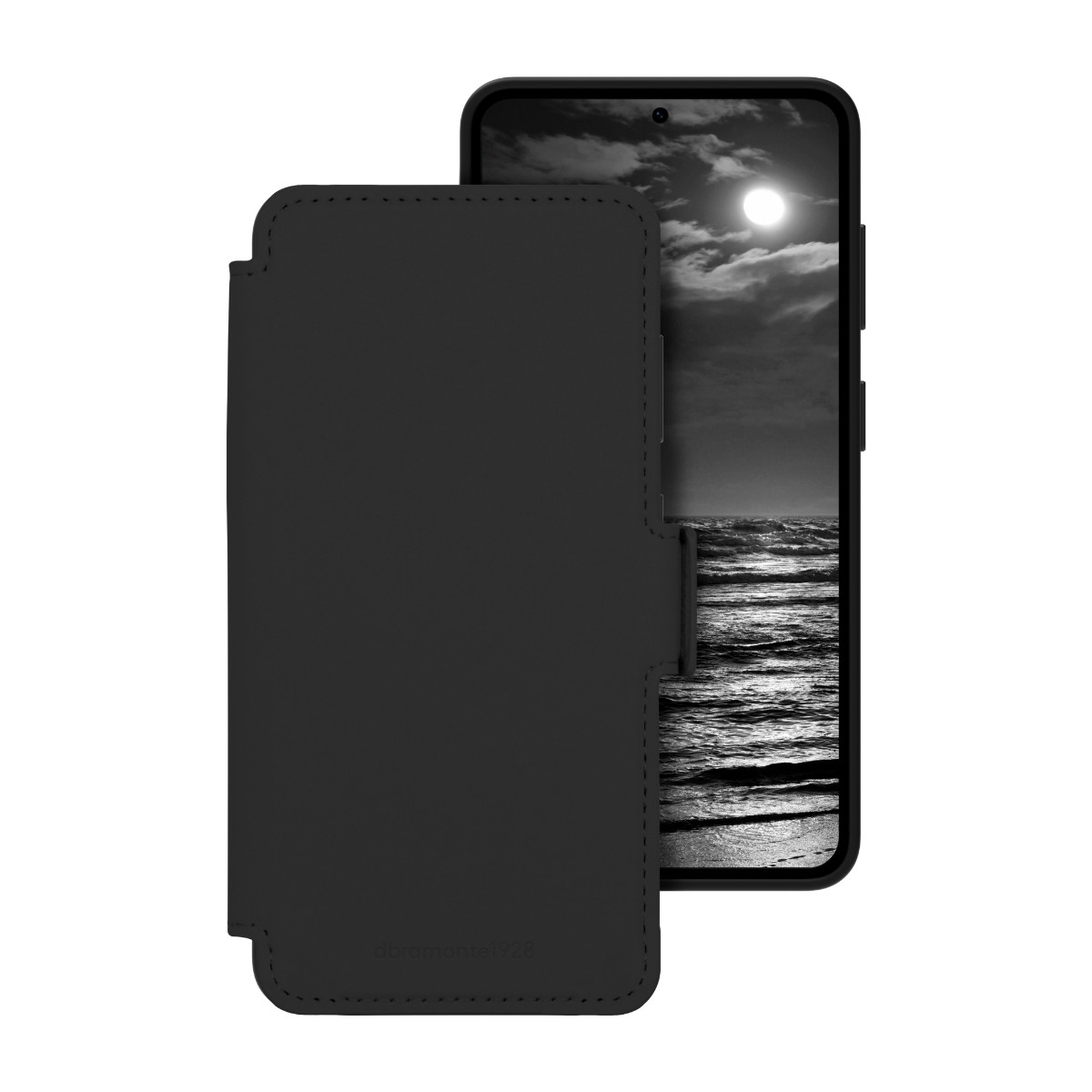 Dbramante1928 Samsung Galaxy S26 Lynge MagSafe/Qi2 ICON wallet flip cover, sort billede 1