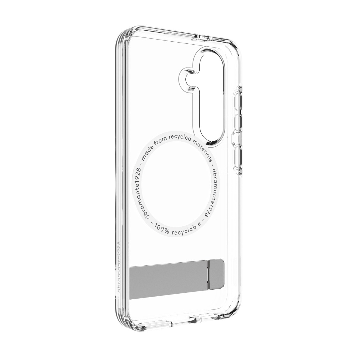 Dbramante Samsung Galaxy S25 Iceland Pro Qi2 kickstand cover, gennemsigtig billede 3