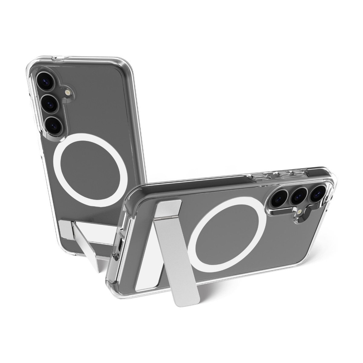 Dbramante Samsung Galaxy S25 Iceland Pro Qi2 kickstand cover, gennemsigtig billede 2