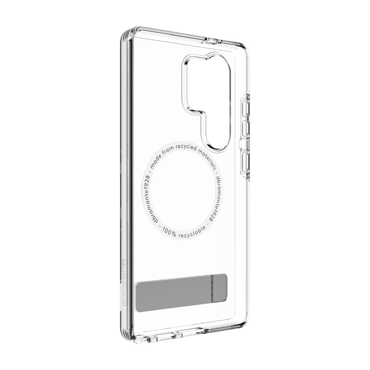 Dbramante Samsung Galaxy S25 Ultra Iceland Pro Qi2 kickstand cover, gennemsigtig billede 3