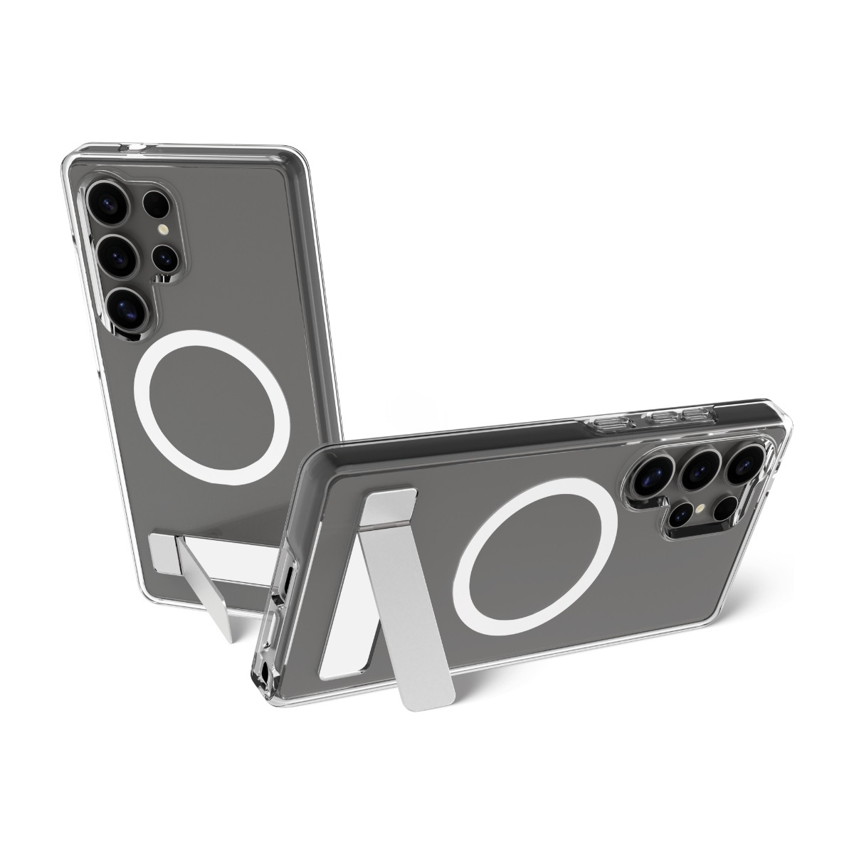 Dbramante Samsung Galaxy S25 Ultra Iceland Pro Qi2 kickstand cover, gennemsigtig billede 2
