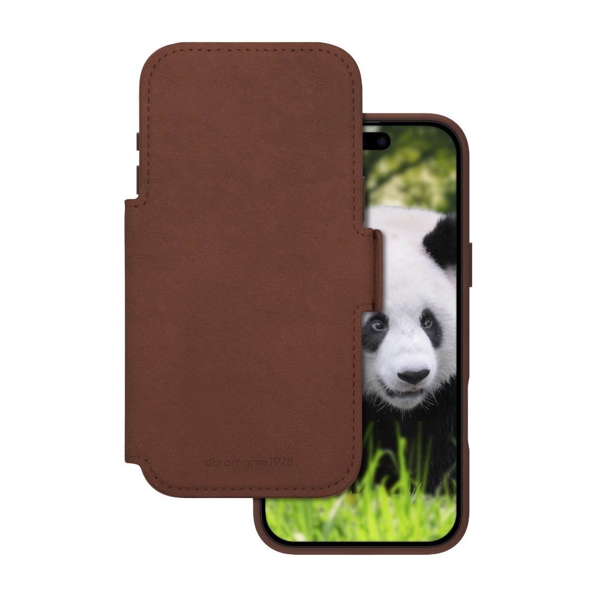 Dbramante1928 iPhone 17 Pro Max Lynge MagSafe wallet flip cover, brun billede 1