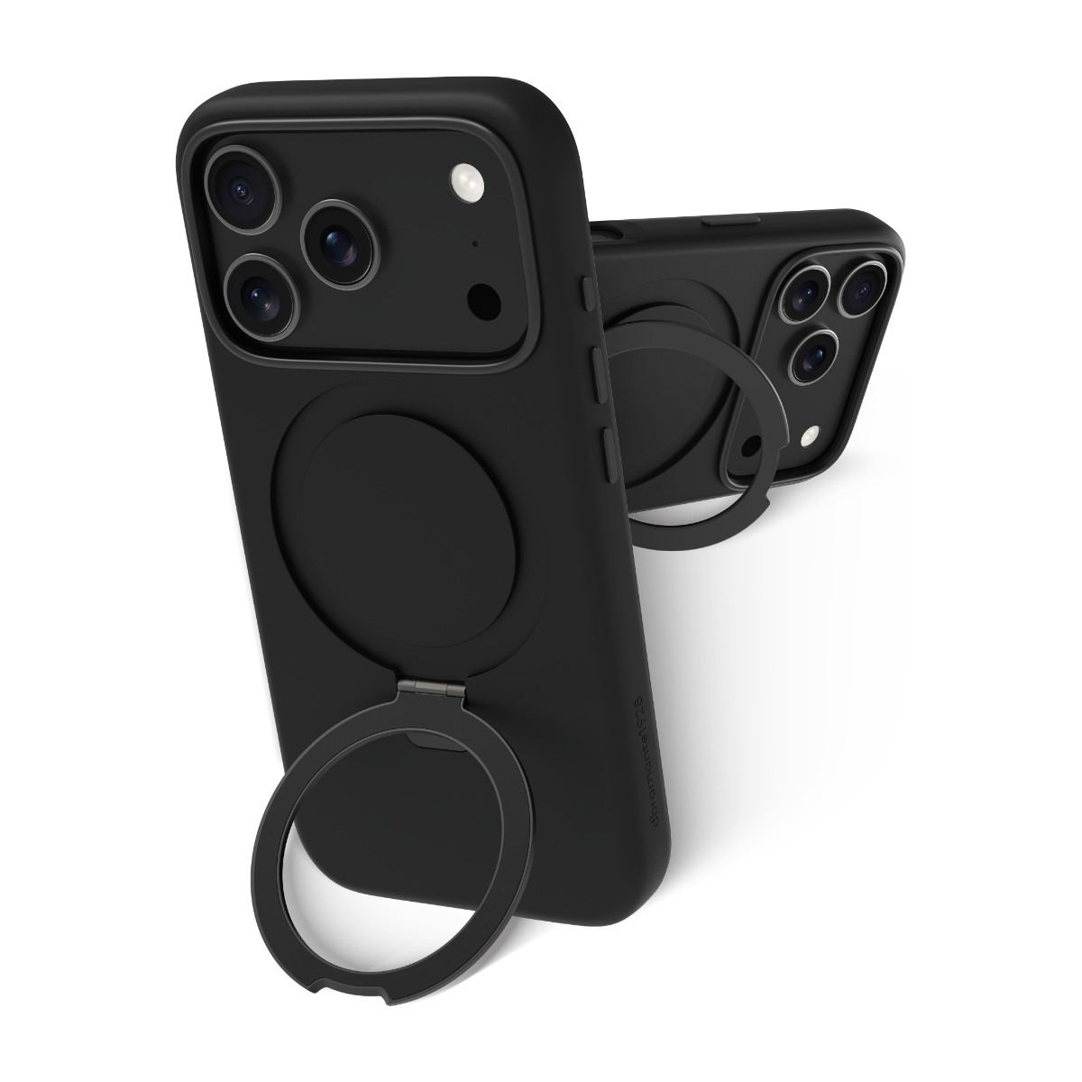 Dbramante1928 iPhone 17 Pro Roskilde MagSafe Kick ICON cover, sort billede 1
