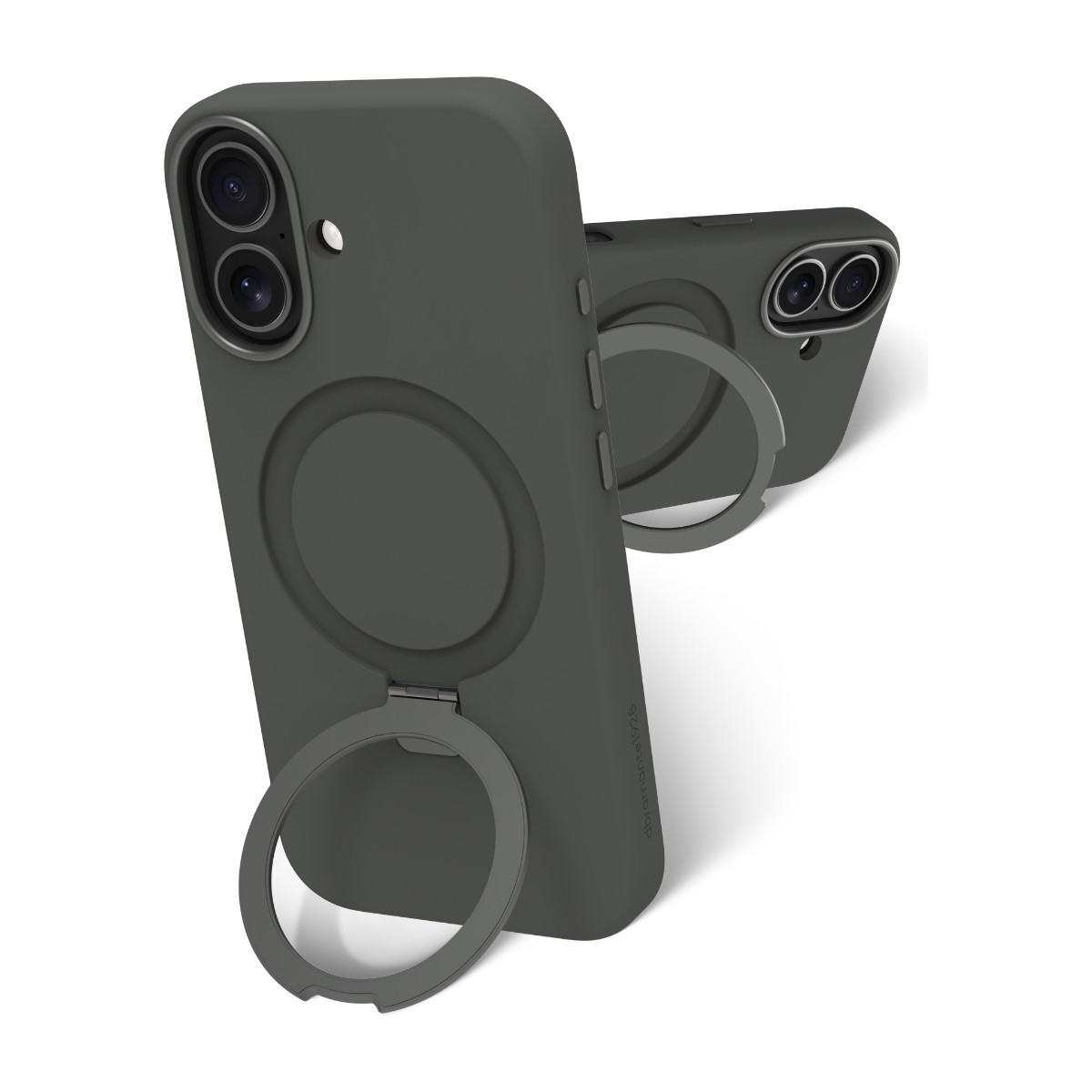 Dbramante1928 iPhone 17 Roskilde MagSafe Kick ICON cover, grå billede 1