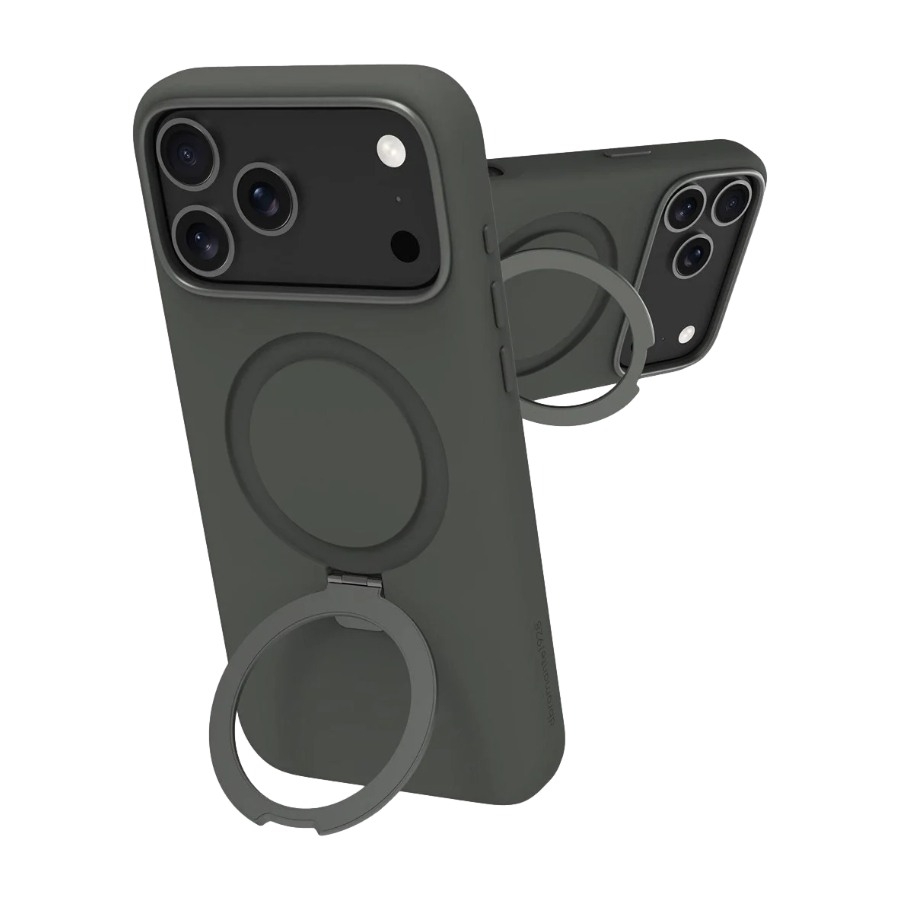 Dbramante1928 iPhone 17 Pro Max Roskilde MagSafe Kick ICON cover, grå billede 1