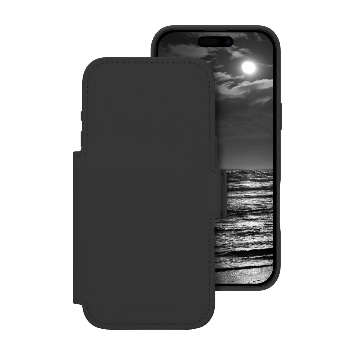 Dbramante1928 iPhone 17 Pro Max Lynge MagSafe ICON wallet flip cover, sort billede 1
