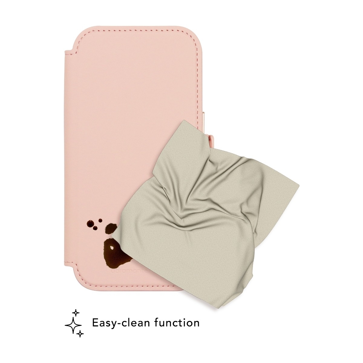 Dbramante1928 iPhone 17 Lynge MagSafe ICON wallet flip cover, lyserød billede 2