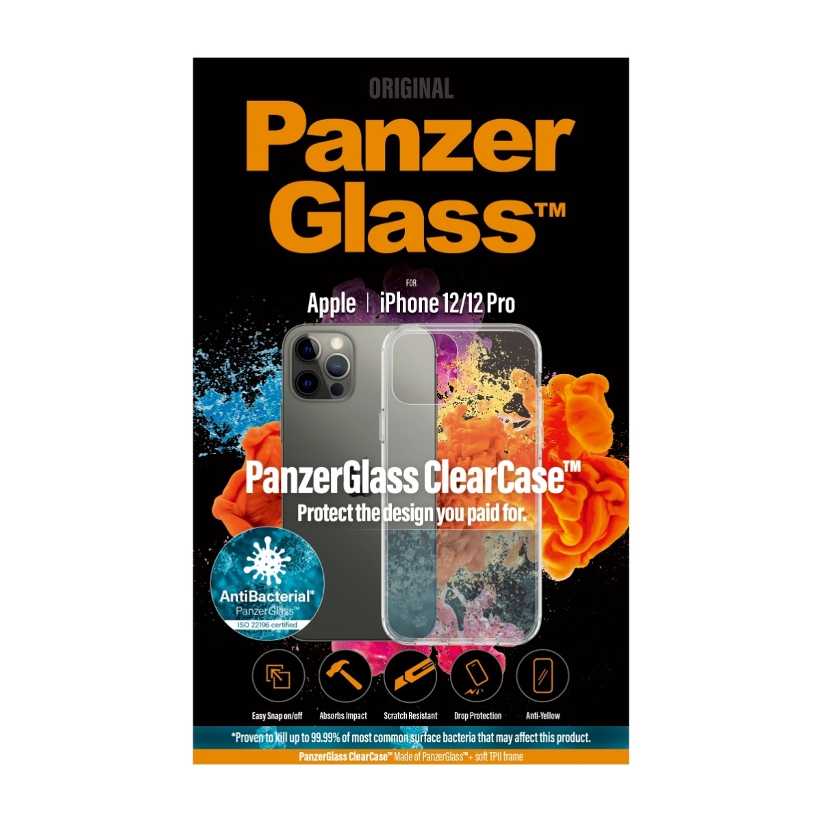 PanzerGlass Clearcase Cover iPhone 12/12 pro billede 1
