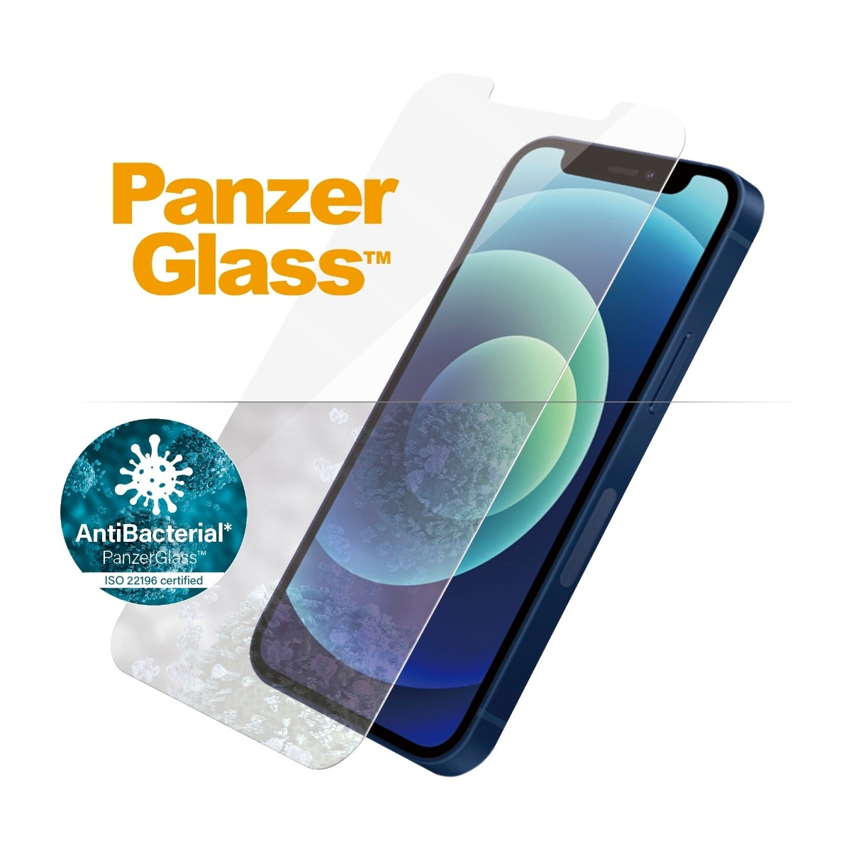 PanzerGlass iPhone 12 Mini Antibakteriel skærmbeskytter billede 3