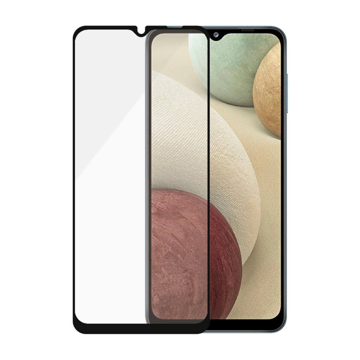 PanzerGlass Samsung Galaxy A12 skærmbeskytter, sort billede 3