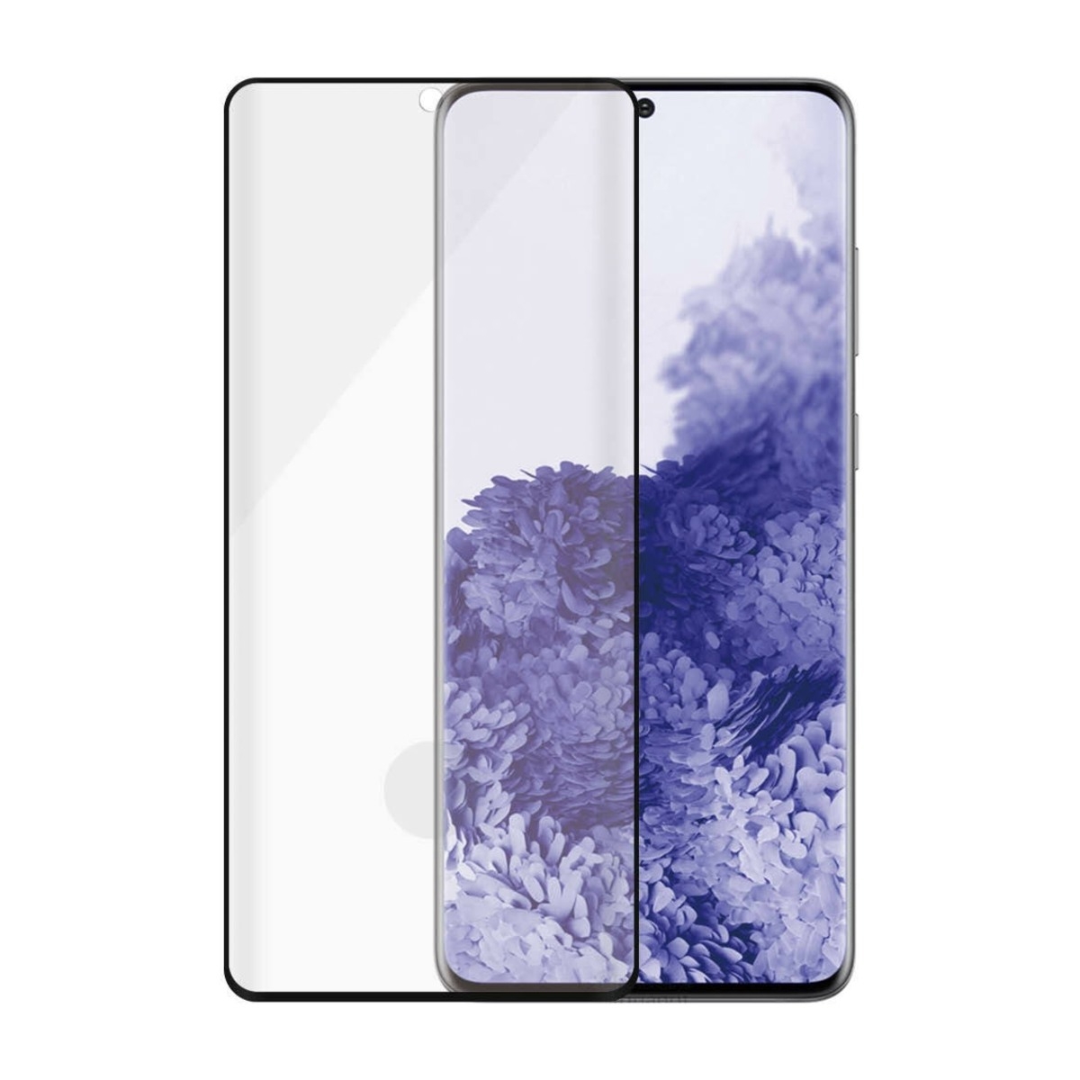 PANZERGLASS SAMSUNG GALAXY S21 ULTRA ANTIBAKTERIEL SKÆRMBESKYTTER, SORT billede 4