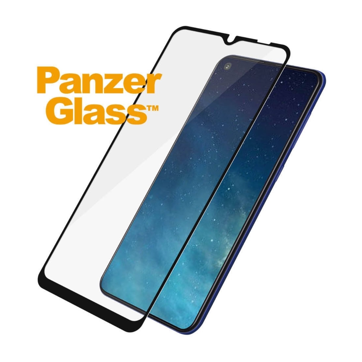 PanzerGlass Samsung Galaxy A22 5G Case Friendly skærmbeskytter, sort billede 2