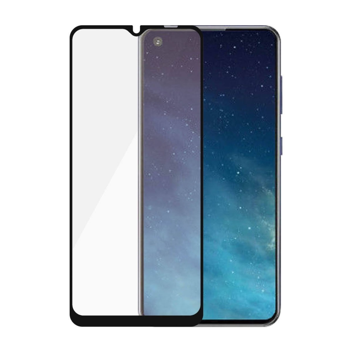 PanzerGlass Samsung Galaxy A22 5G Case Friendly skærmbeskytter, sort billede 4
