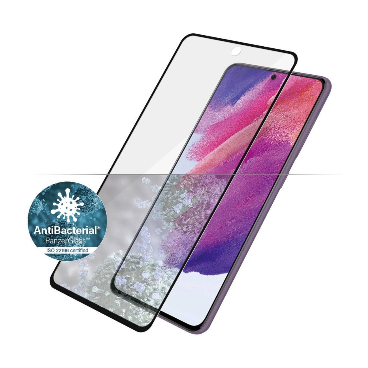 PanzerGlass Samsung Galaxy S21 Fe Case Friendly Antibakteriel skærmbeskytter billede 2