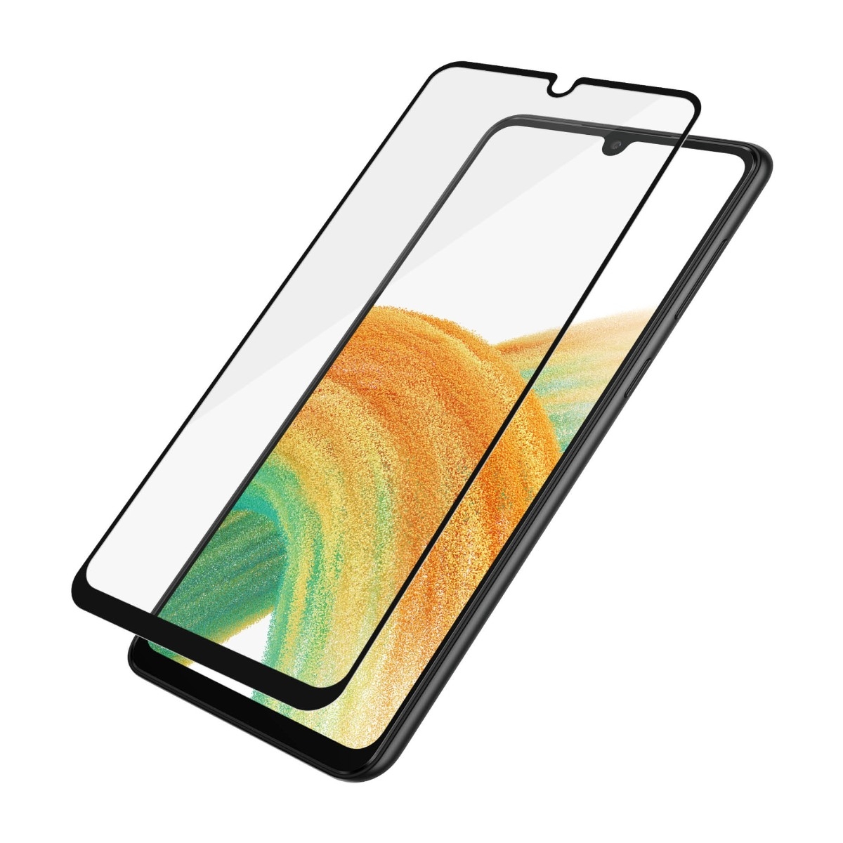 PanzerGlass Samsung Galaxy A33 5G Case Friendly skærmbeskytter, sort billede 2