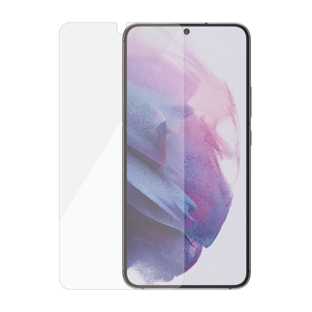PanzerGlass Samsung Galaxy S22 skærmbeskytter Case Friendly, sort antibakteriel billede 3