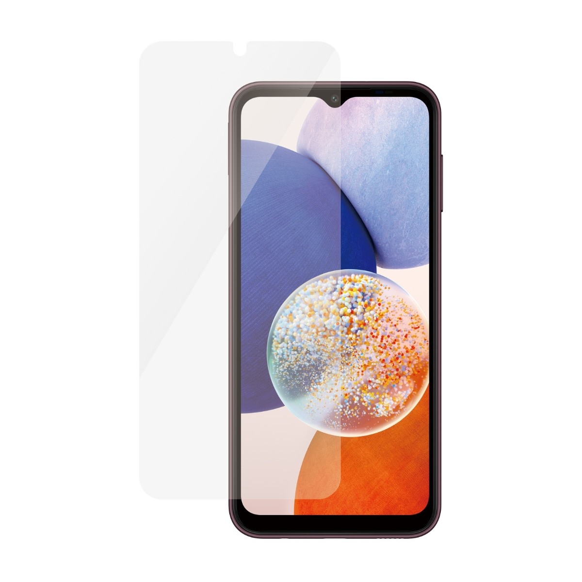 PanzerGlass Samsung Galaxy A14 skærmbeskytter Ultra-Wide Fit, sort billede 2