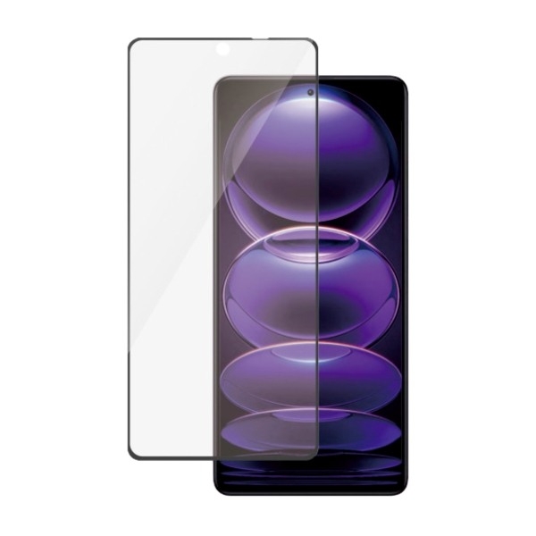 PanzerGlass Xiaomi Redmi Note 12 Pro/Pro+ 5G skærmbeskytter Ultra-Wide Fit, sort billede 1