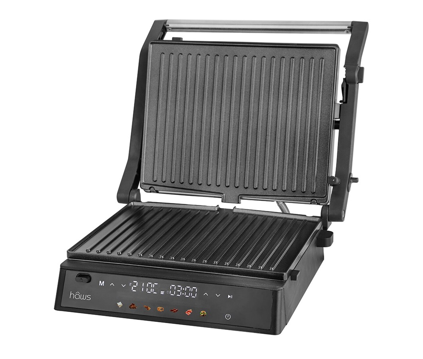 Hâws 2-i-1 Paninigrill Cg2000b Bordgrill billede 2