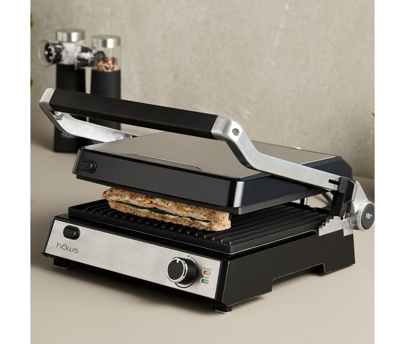 Hâws Proff Table Grill/panini 2000w Bordgrill billede 8