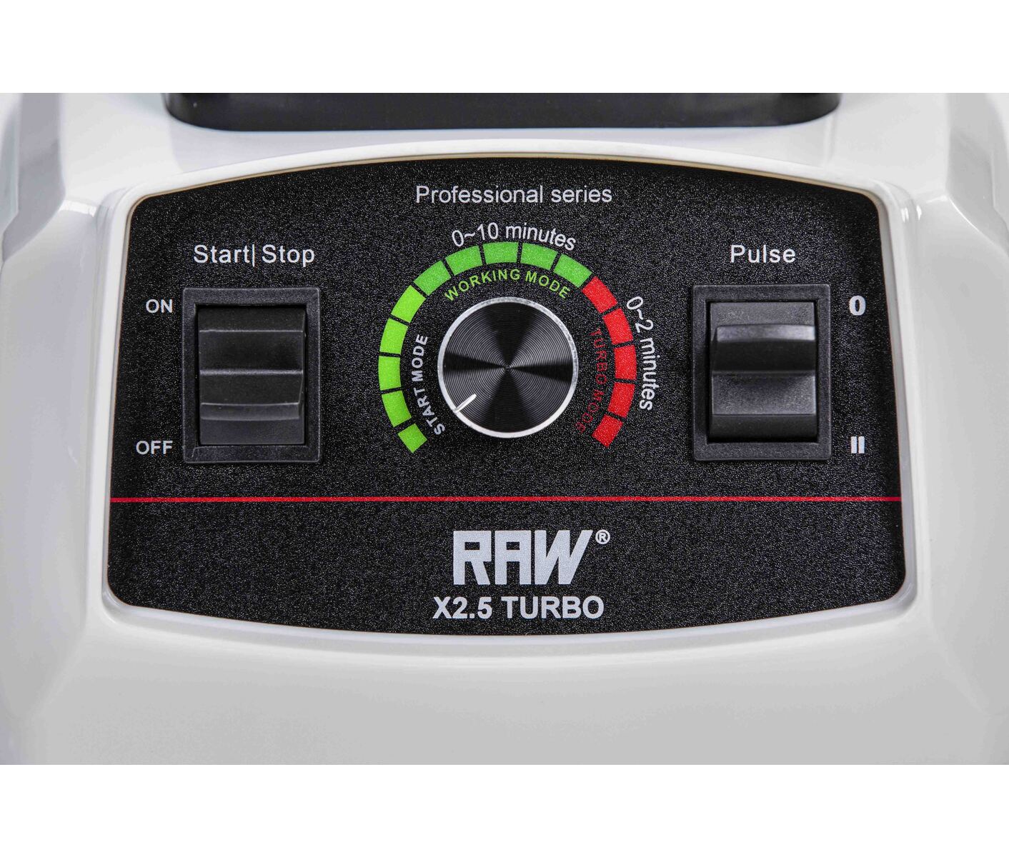 Raw Blender X 2.5 Turbo Silver  Blender - Farve:  Sølv billede 5