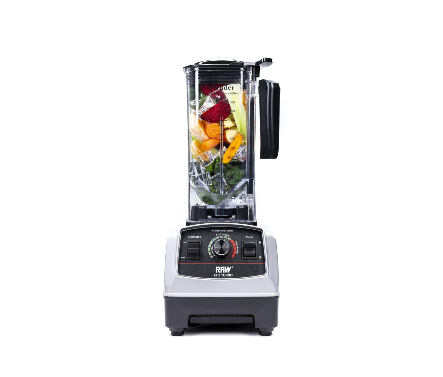 Raw Blender X 2.5 Turbo Silver  Blender - Farve:  Sølv billede 1