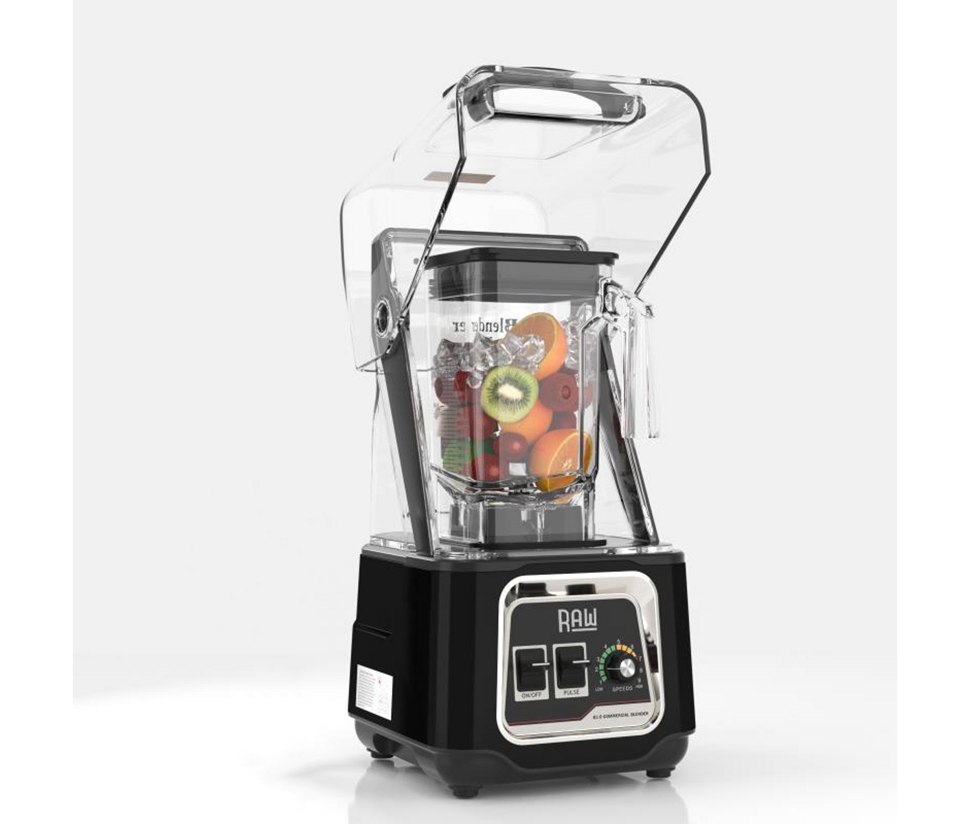 Raw Blender Q 3.0 Hp 1.5 L Black