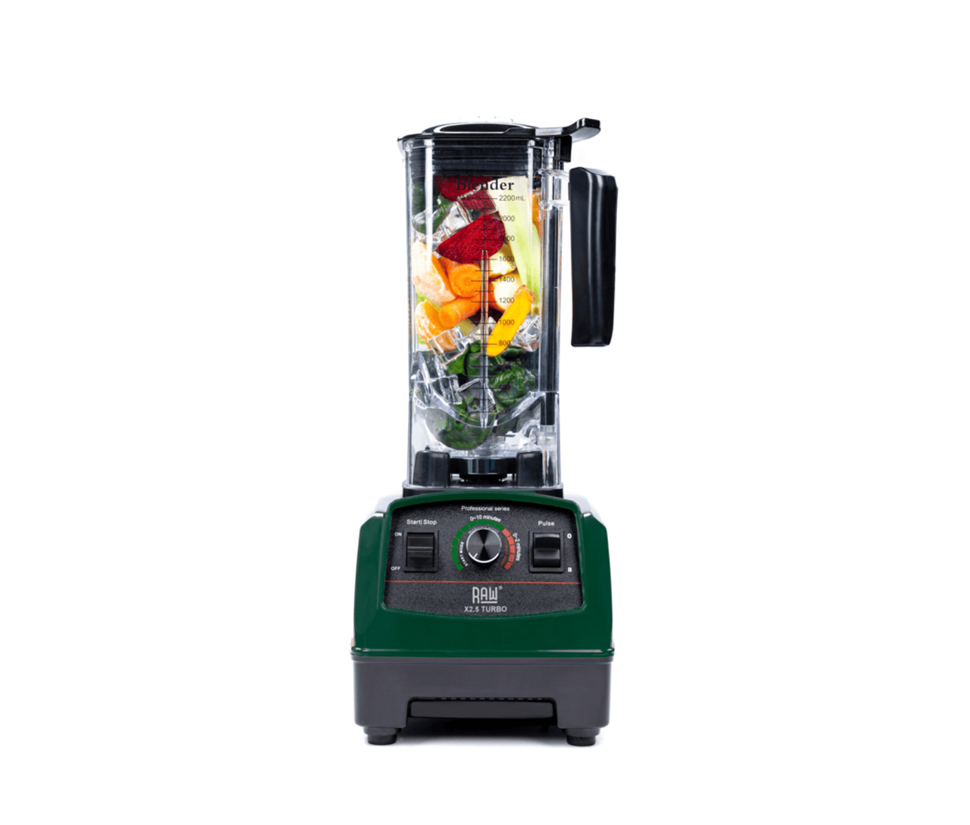 Raw Blender X2.5 Turbo Dark Green 2.2l Blender billede 1