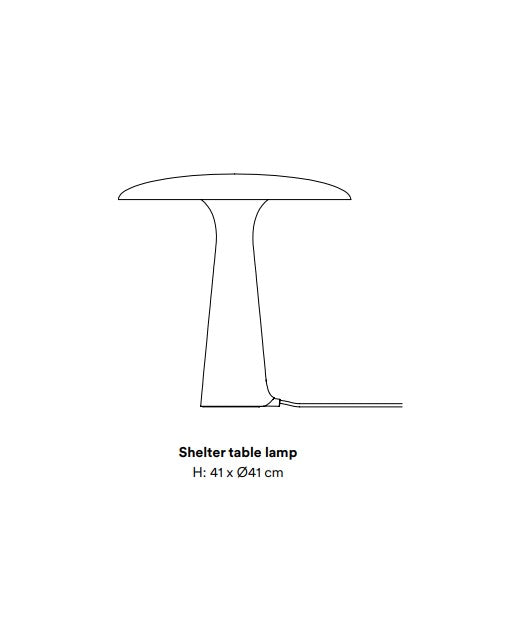 Shelter bordlampe Hvid billede 4