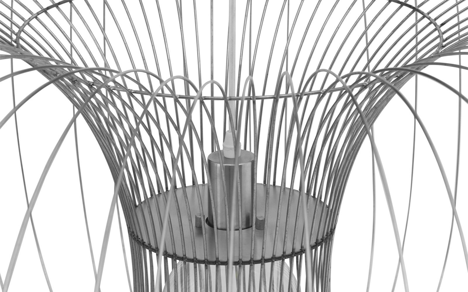 Coil Pendel Ø110 Rustfri Ståltråd billede 2