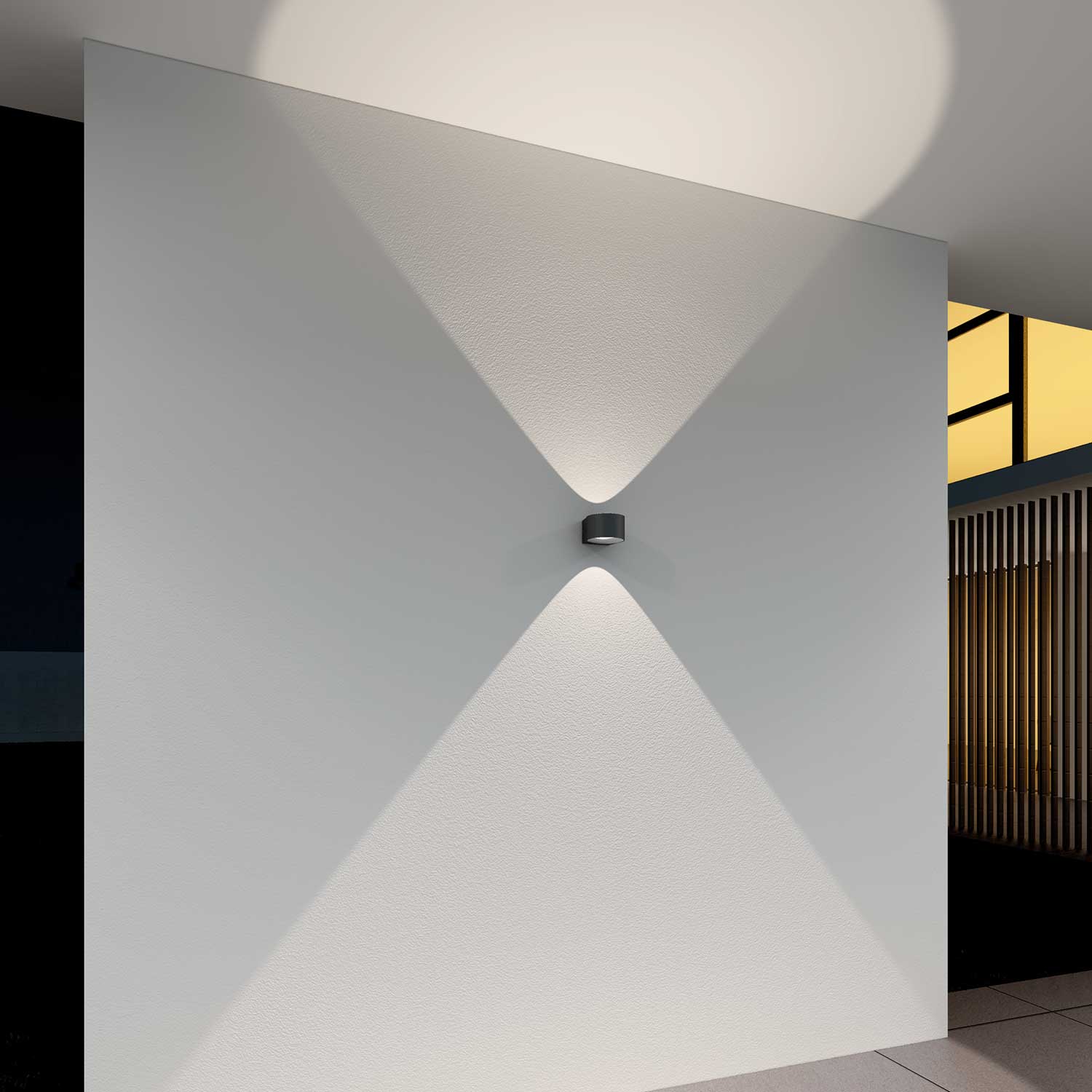 LOOM Design FREY BLACK, 2X6W LED - Væglampe billede 2