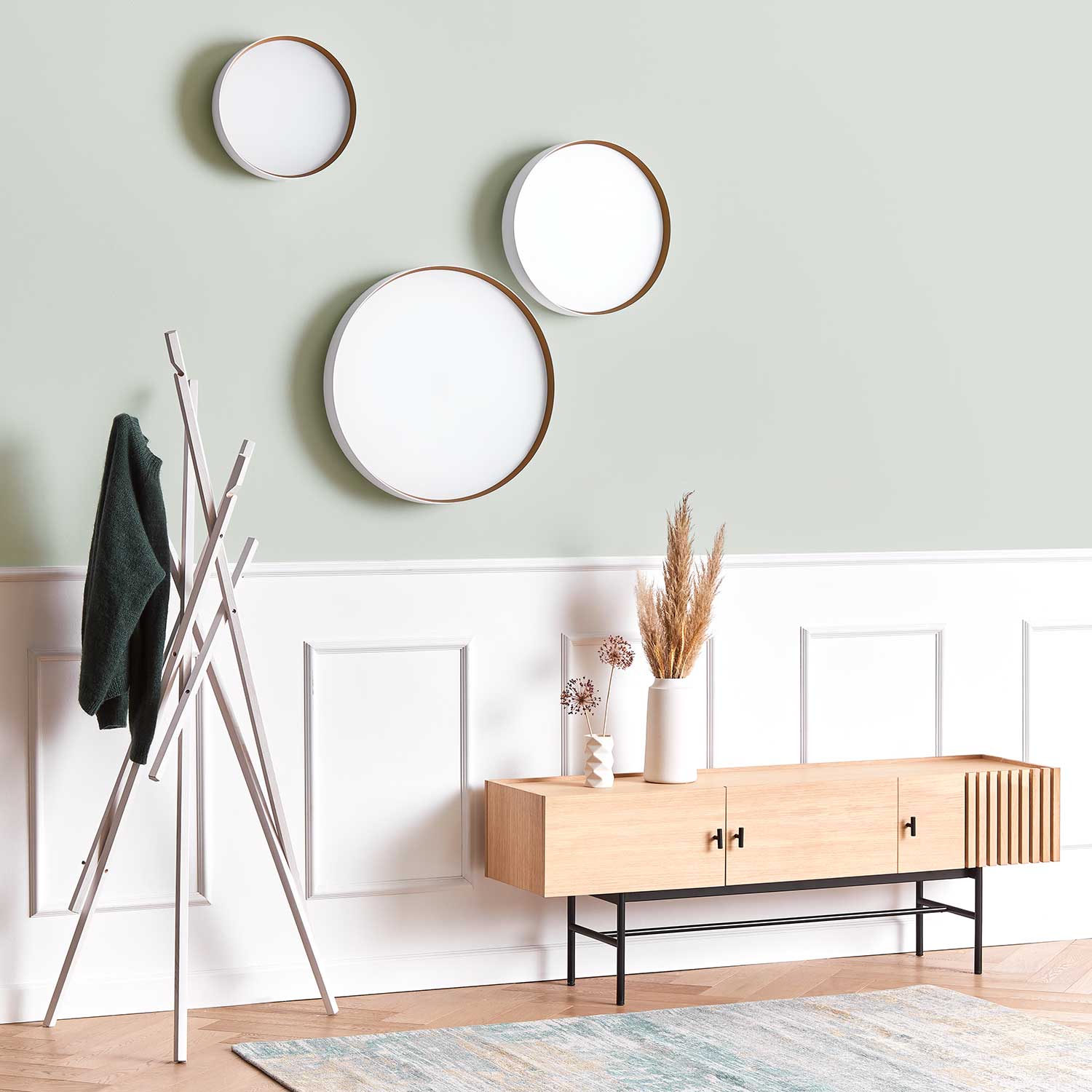 LOOM Design Lucia 805-004 Hvid/Guld Ø35 - Loftslampe billede 2