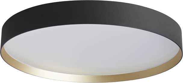 LOOM Design Lucia 805-008 Sort/Guld Ø60 - Loftslampe billede 1