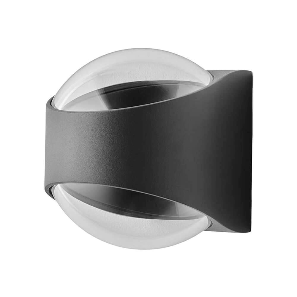 LOOM Design SAGA BLACK IP65, 12,5W - Væglampe billede 2
