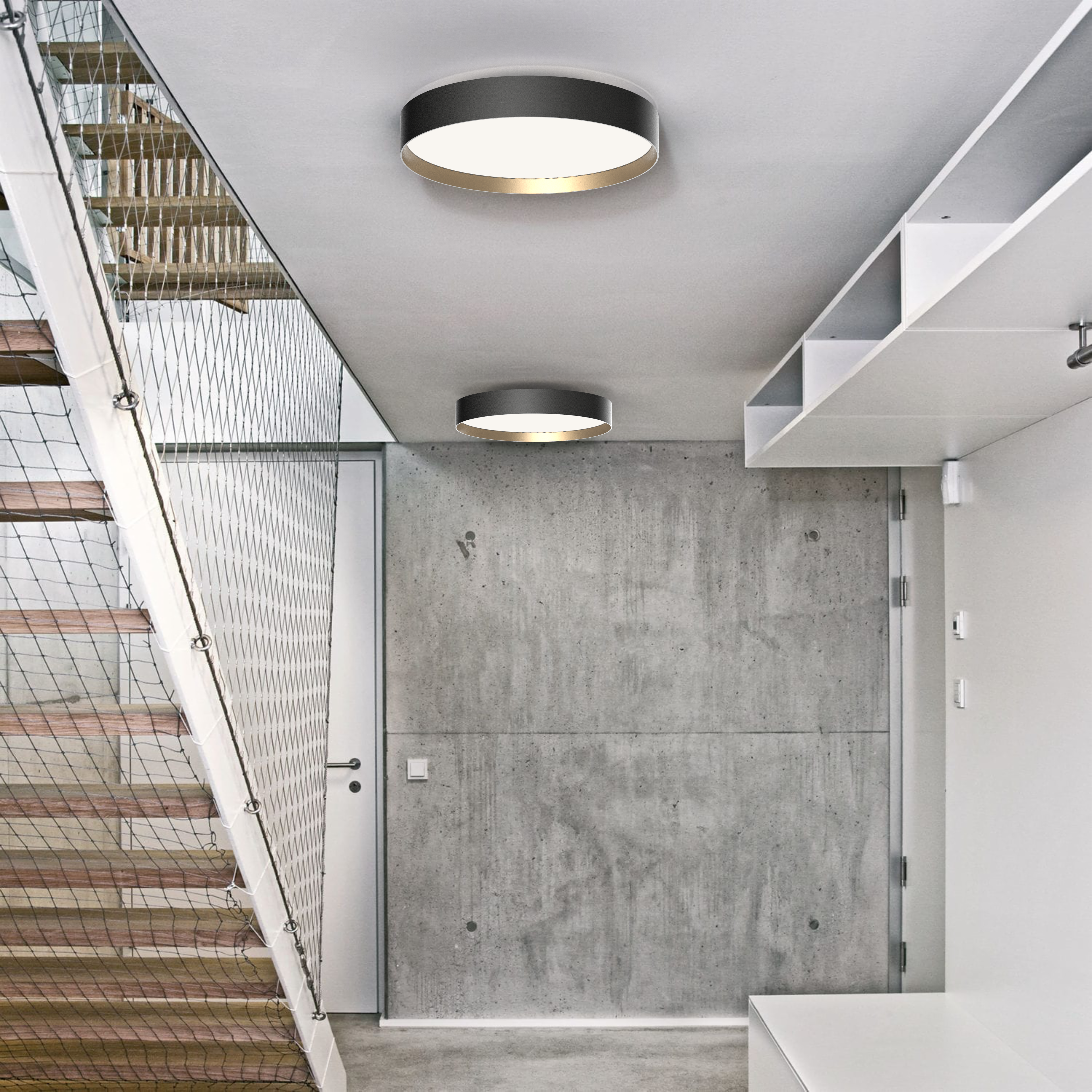 LOOM Design Lucia Ø60 sort loftslampe billede 3