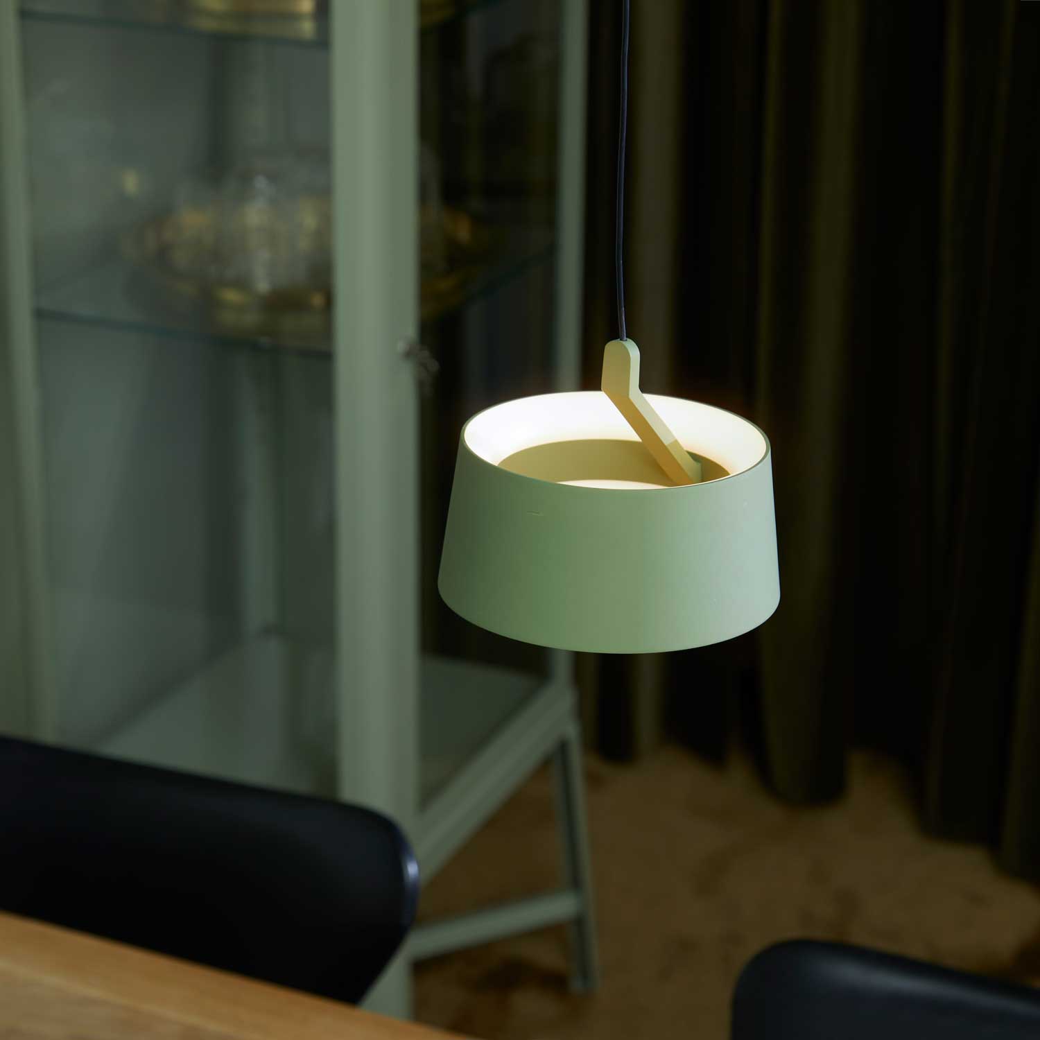 LOOM Design Cookie grøn LED pendel billede 3