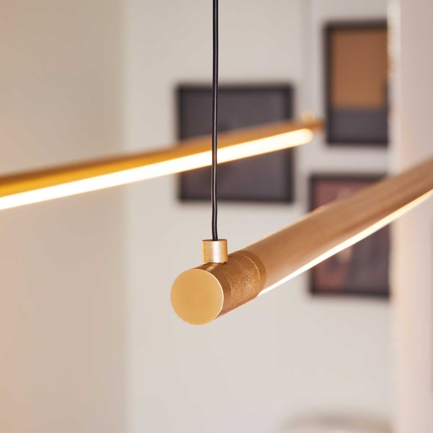 LOOM Design Straw 150 guld LED pendel billede 4