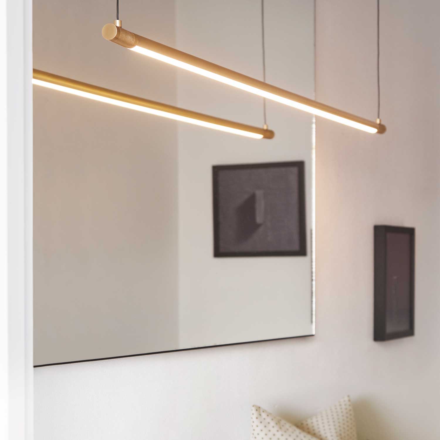 LOOM Design Straw 150 guld LED pendel billede 3