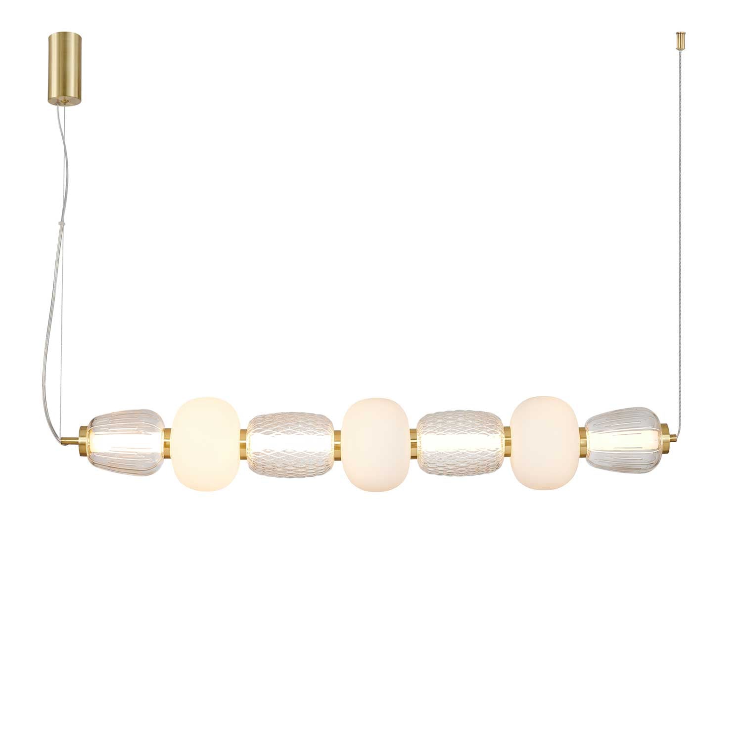 LOOM Design Pearl 7 rav/guld pendel billede 1