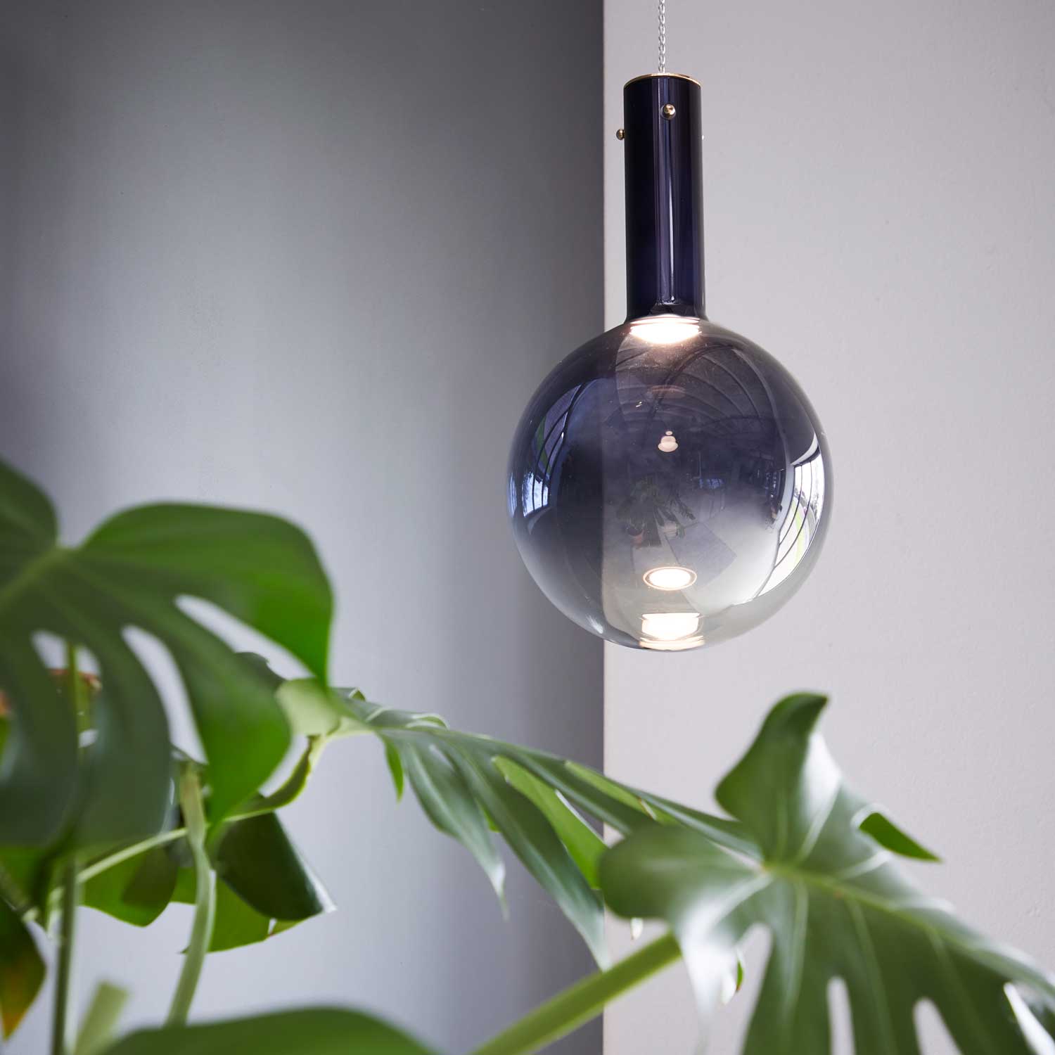 LOOM Design Raindrop 20 blå pendel billede 2
