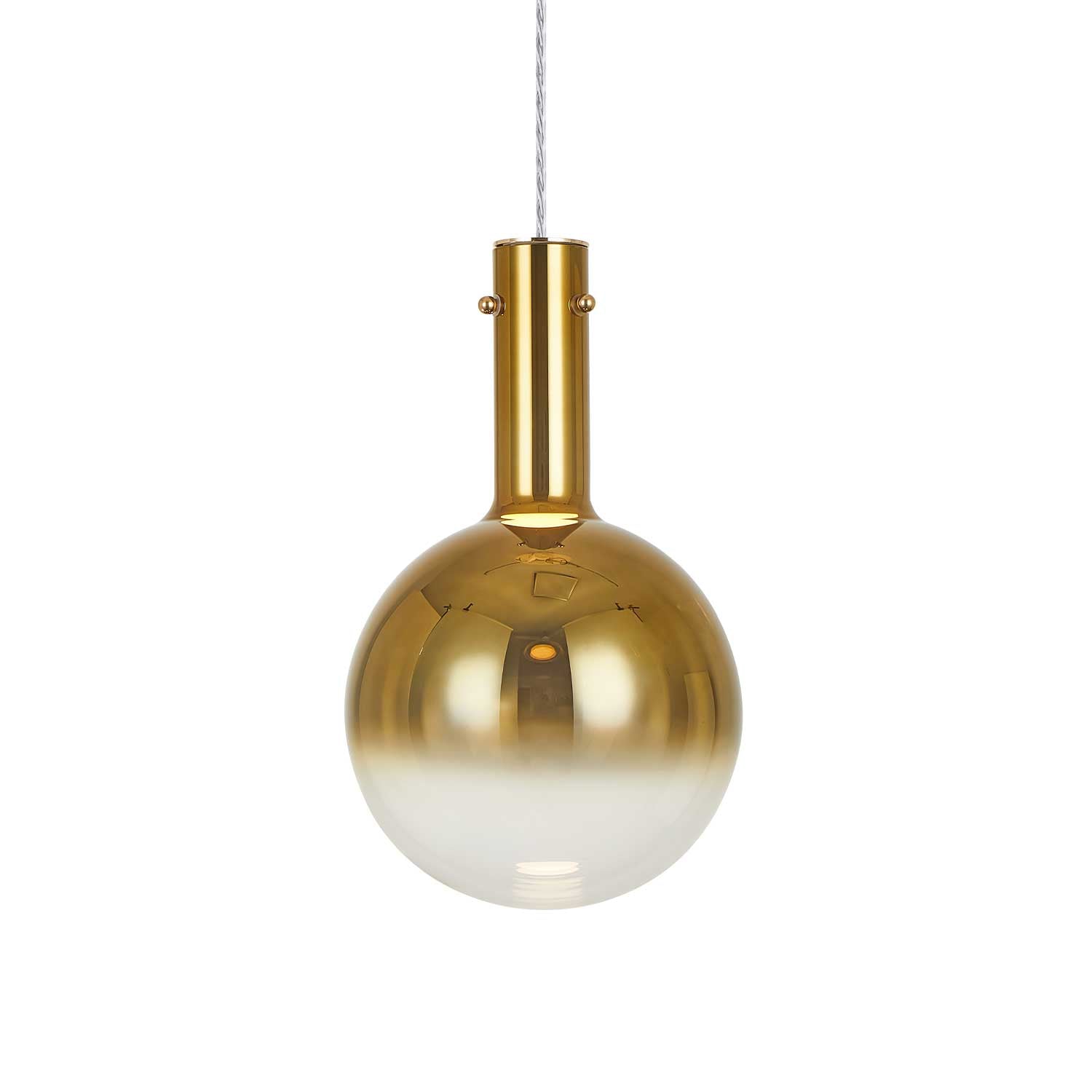 LOOM Design Raindrop 25 guld pendel billede 4