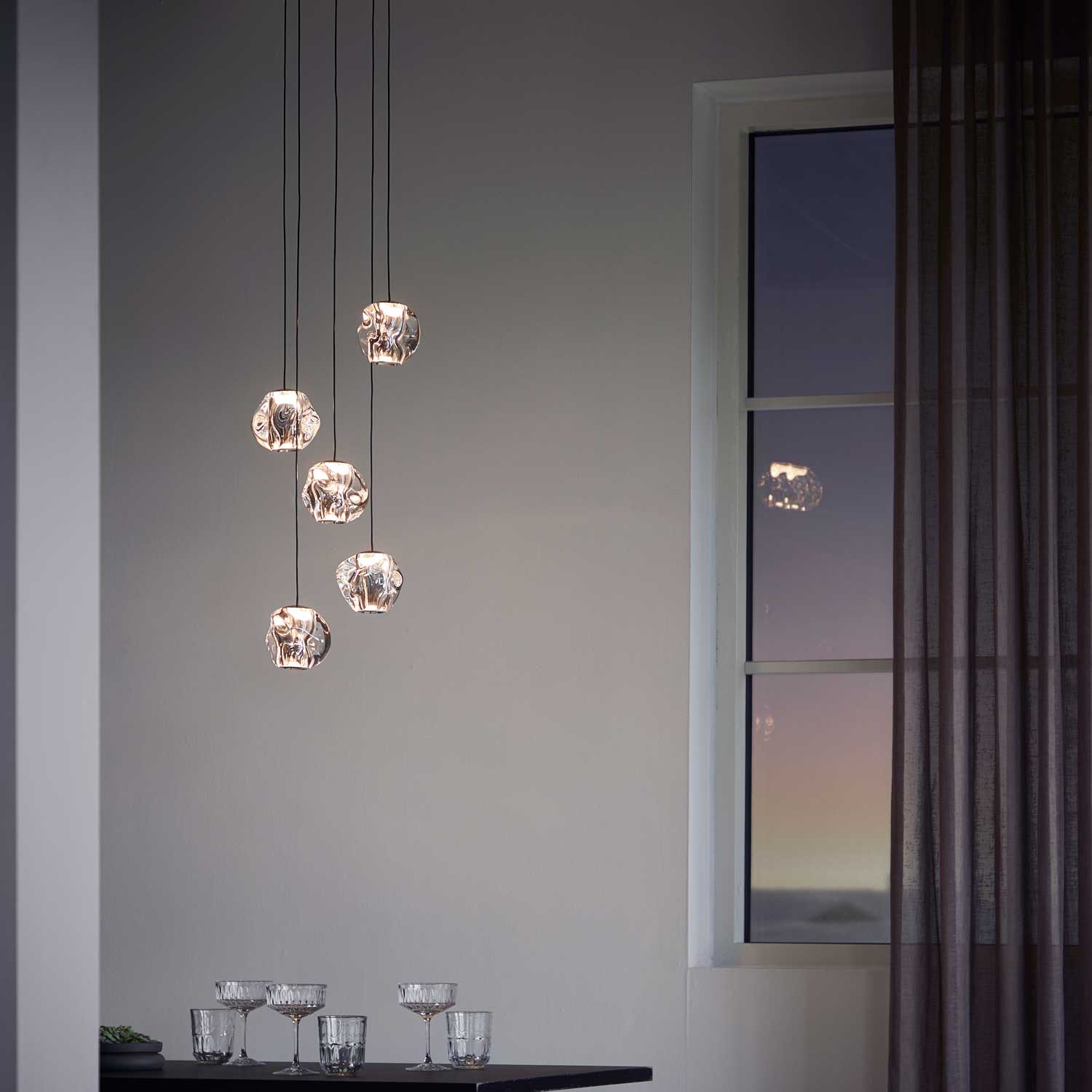 Ice Ball 5 LED pendel billede 2