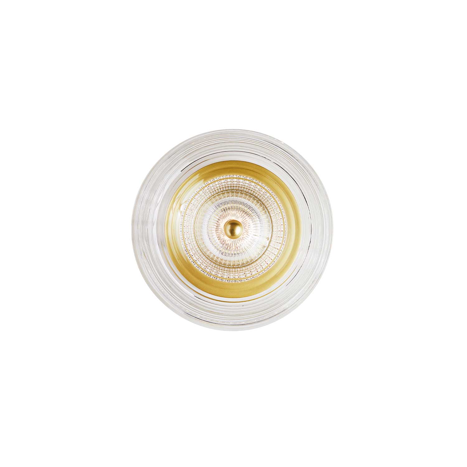 Glow matguld LED væglampe billede 2